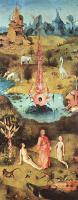 Bosch, Hieronymus - Paradise (The Garden of Eden), inner-left wing of the triptych The Garden of Earthly Delights